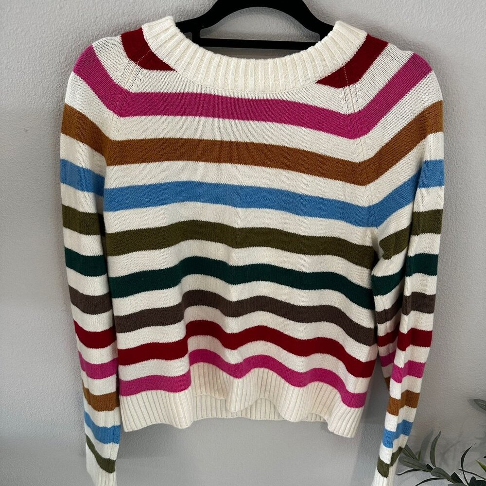 Gap Crew Neck Striped Sweater M